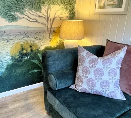 Sofa Couch in counselling room in Farnham, Surrey